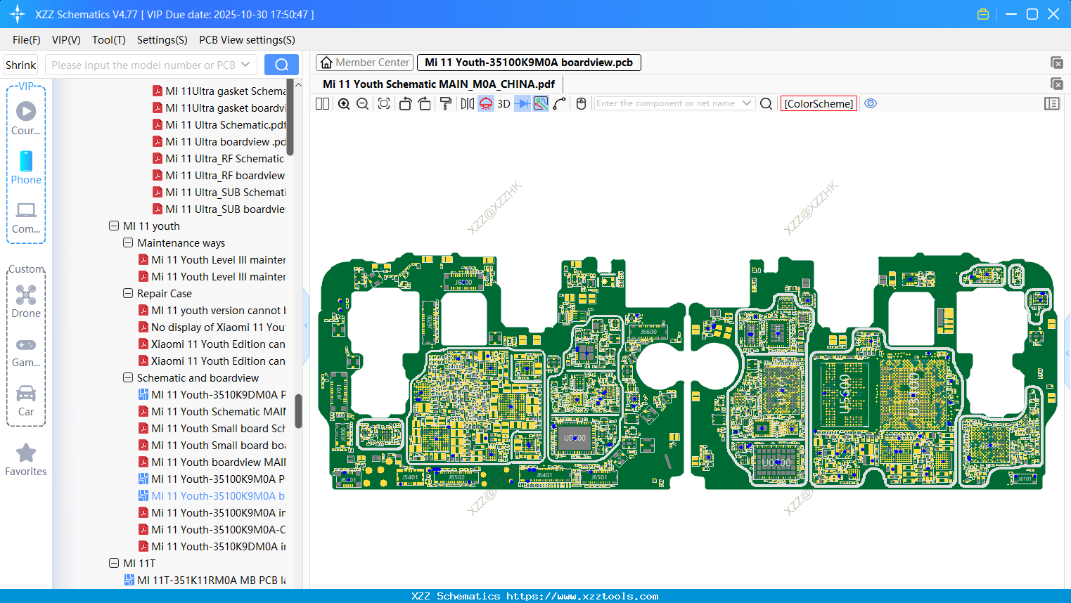 Xiaomi Mi 11 Youth-35100K9M0A Boardview